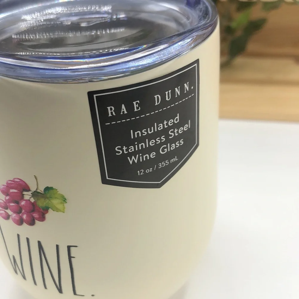 Rae Dunn WINE insulated tumbler